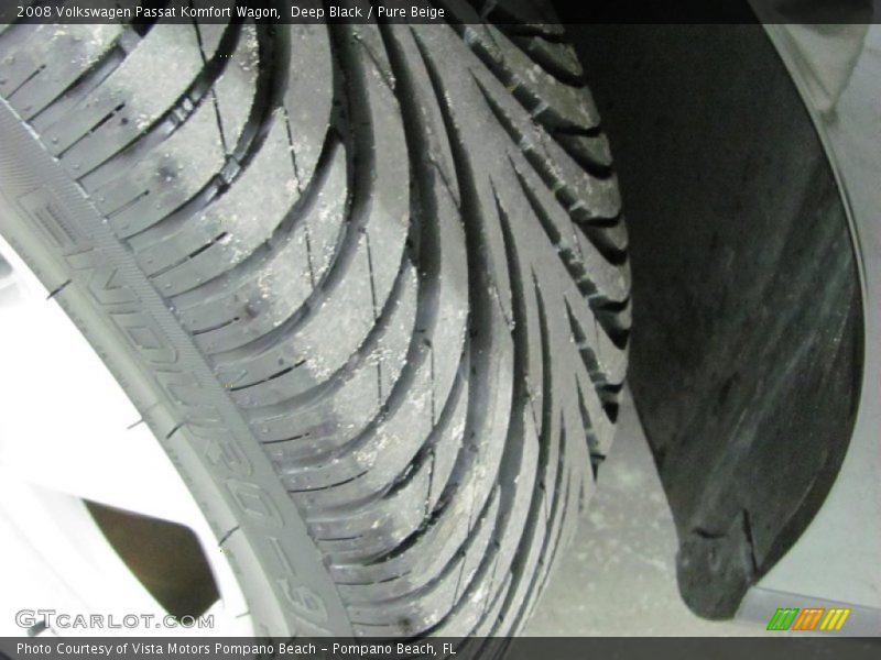 Deep Black / Pure Beige 2008 Volkswagen Passat Komfort Wagon