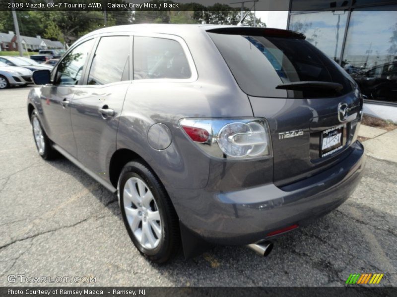 Galaxy Gray Mica / Black 2008 Mazda CX-7 Touring AWD