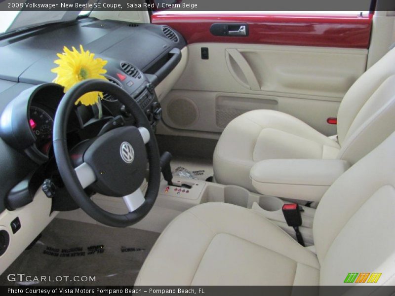 Salsa Red / Cream Beige 2008 Volkswagen New Beetle SE Coupe