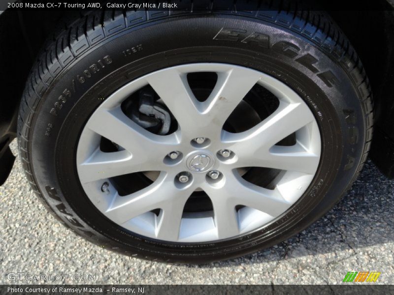 Galaxy Gray Mica / Black 2008 Mazda CX-7 Touring AWD