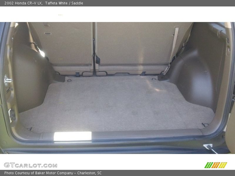 Taffeta White / Saddle 2002 Honda CR-V LX