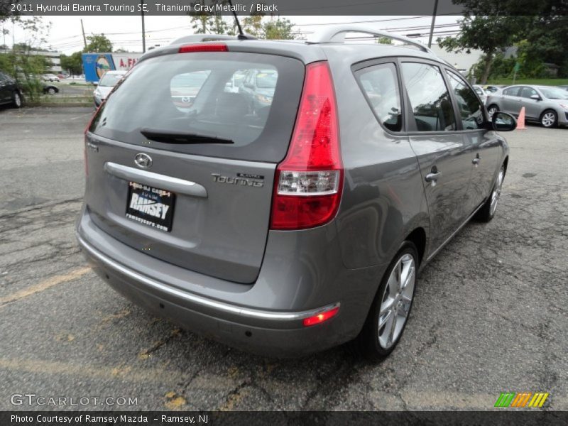 Titanium Gray Metallic / Black 2011 Hyundai Elantra Touring SE