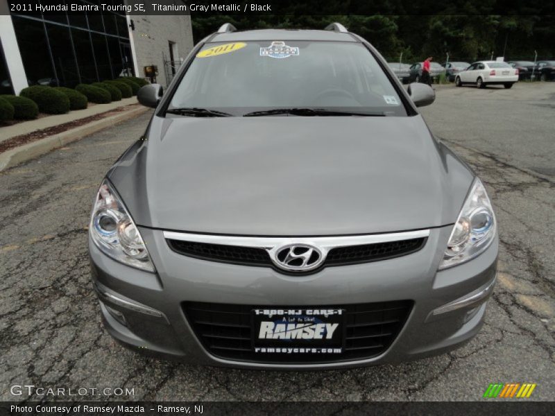 Titanium Gray Metallic / Black 2011 Hyundai Elantra Touring SE