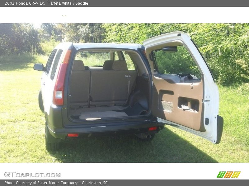 Taffeta White / Saddle 2002 Honda CR-V LX
