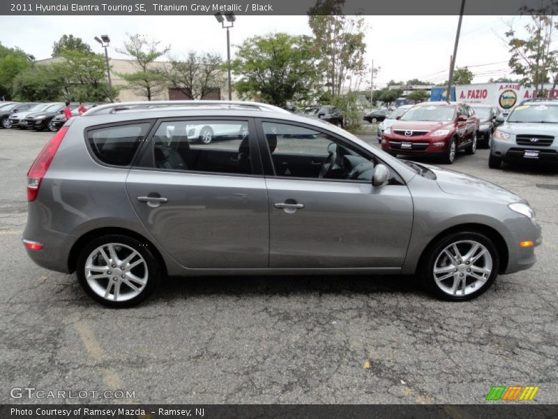 Titanium Gray Metallic / Black 2011 Hyundai Elantra Touring SE