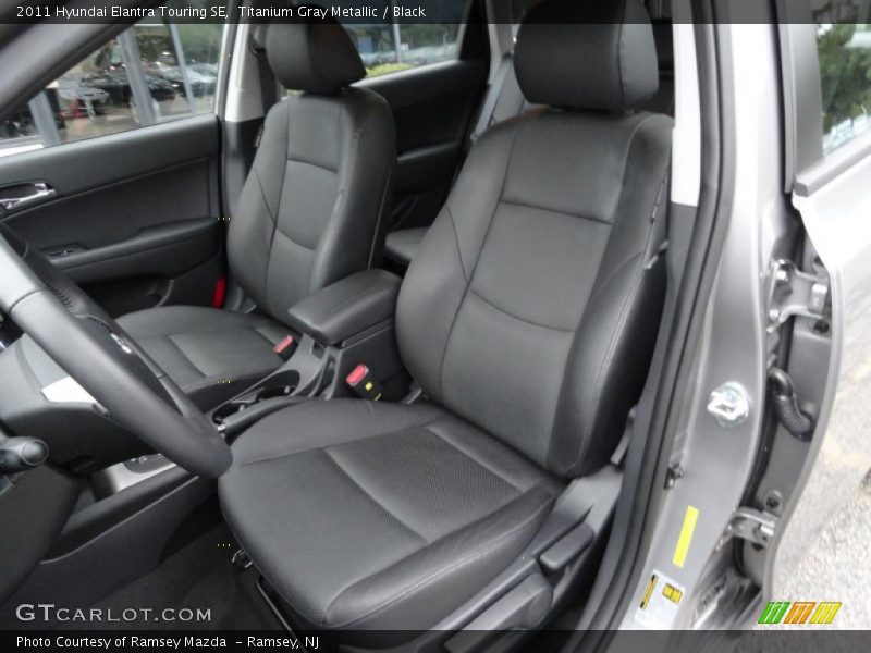 Titanium Gray Metallic / Black 2011 Hyundai Elantra Touring SE