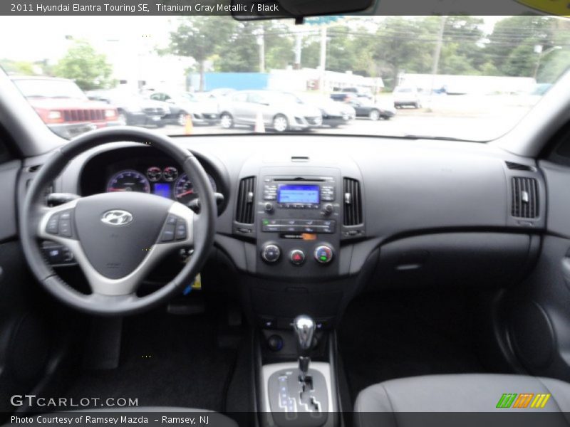 Titanium Gray Metallic / Black 2011 Hyundai Elantra Touring SE