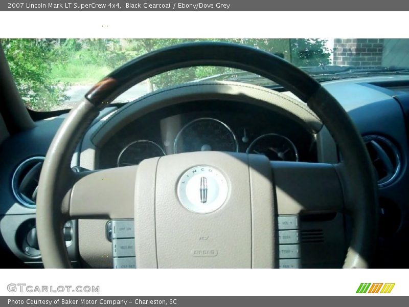 Black Clearcoat / Ebony/Dove Grey 2007 Lincoln Mark LT SuperCrew 4x4