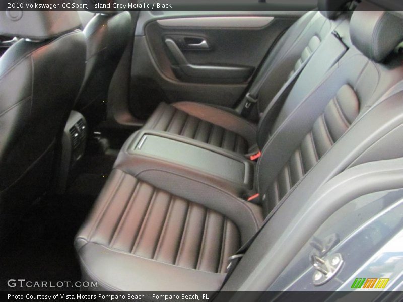Island Grey Metallic / Black 2010 Volkswagen CC Sport