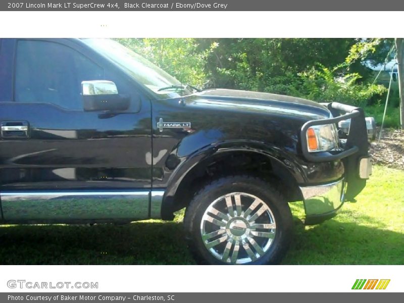 Black Clearcoat / Ebony/Dove Grey 2007 Lincoln Mark LT SuperCrew 4x4