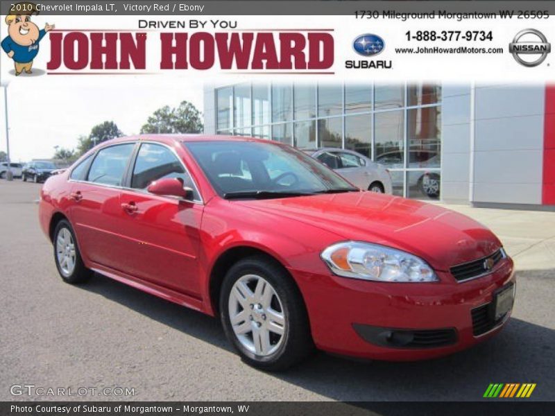 Victory Red / Ebony 2010 Chevrolet Impala LT