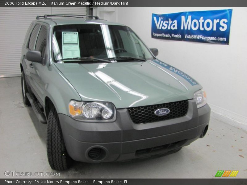 Titanium Green Metallic / Medium/Dark Flint 2006 Ford Escape XLS