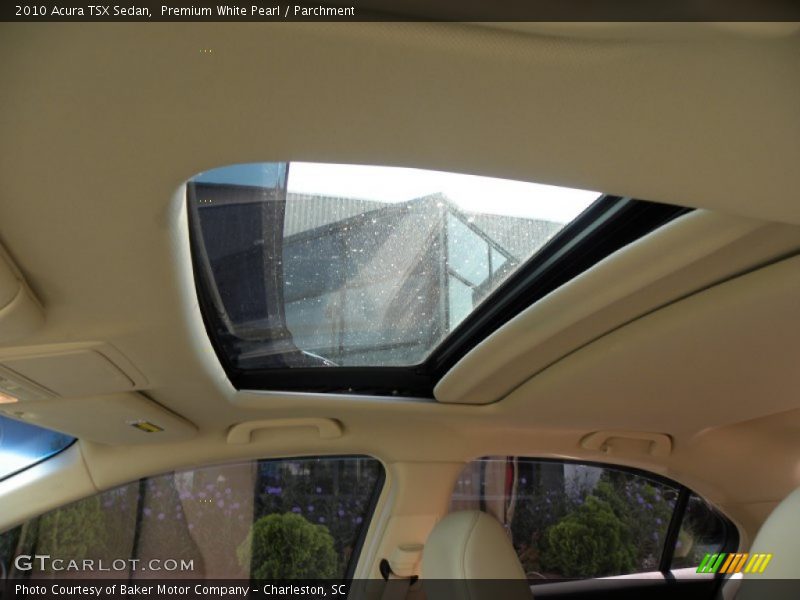 Premium White Pearl / Parchment 2010 Acura TSX Sedan