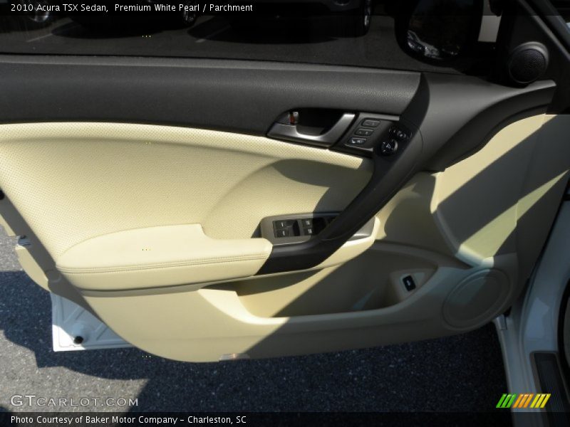 Premium White Pearl / Parchment 2010 Acura TSX Sedan