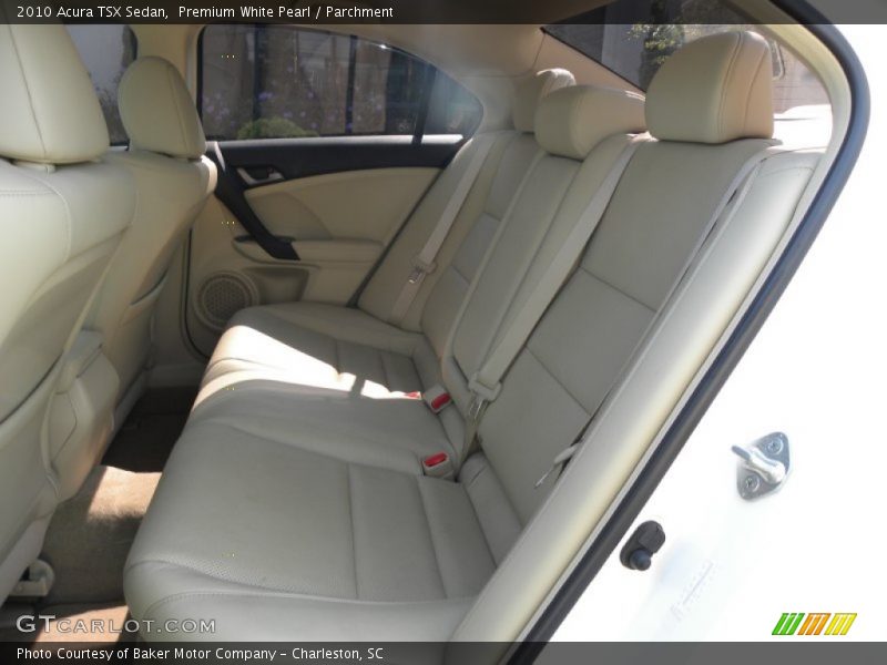 Premium White Pearl / Parchment 2010 Acura TSX Sedan