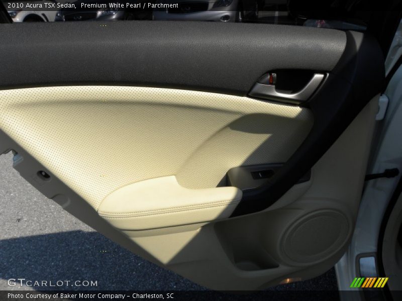 Premium White Pearl / Parchment 2010 Acura TSX Sedan