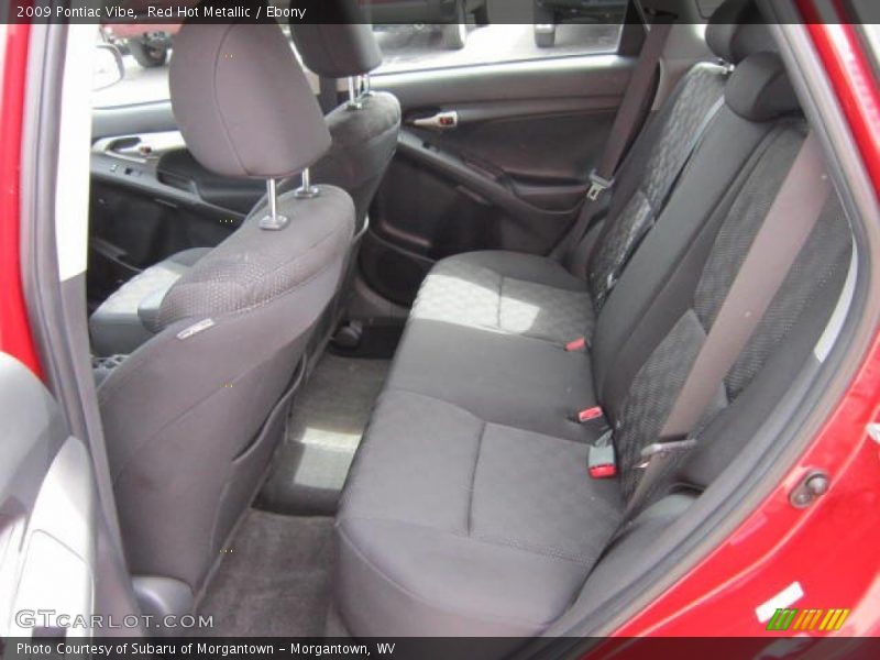 Red Hot Metallic / Ebony 2009 Pontiac Vibe