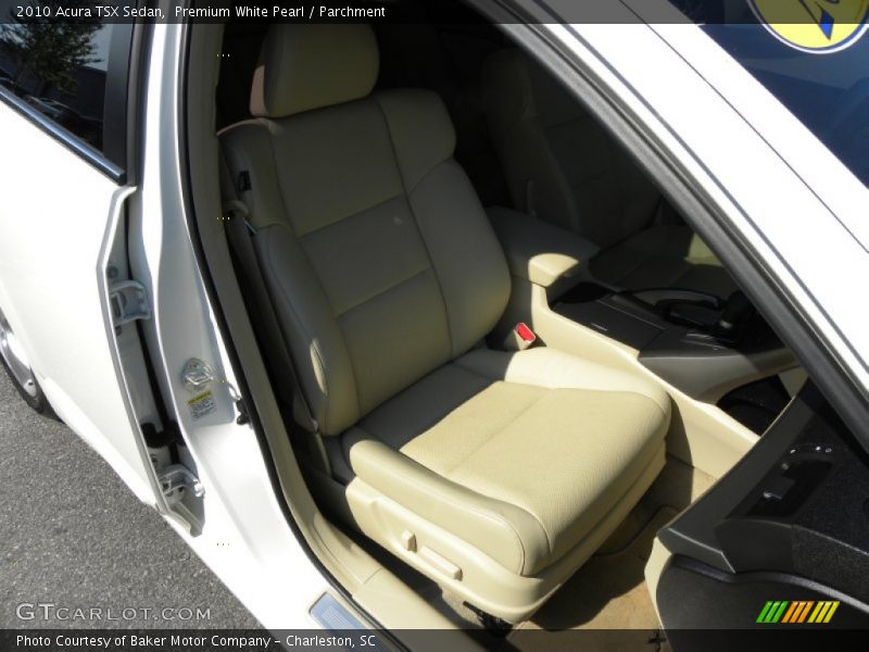 Premium White Pearl / Parchment 2010 Acura TSX Sedan