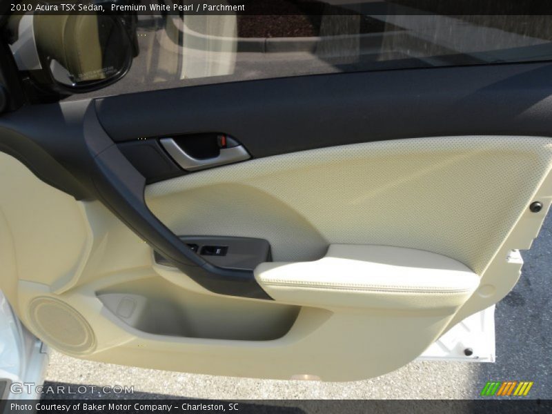 Premium White Pearl / Parchment 2010 Acura TSX Sedan