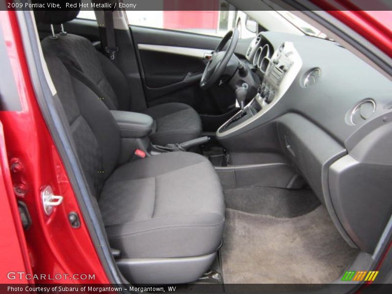Red Hot Metallic / Ebony 2009 Pontiac Vibe