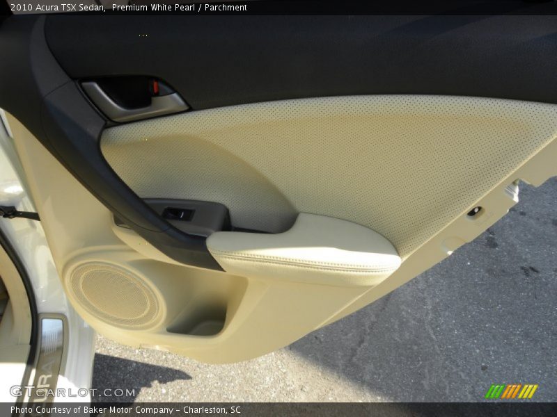 Premium White Pearl / Parchment 2010 Acura TSX Sedan