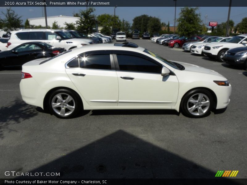 Premium White Pearl / Parchment 2010 Acura TSX Sedan