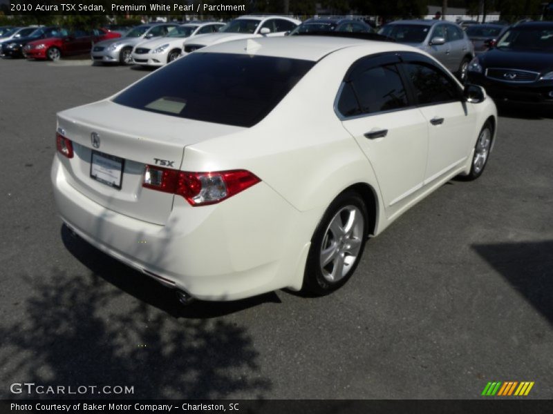 Premium White Pearl / Parchment 2010 Acura TSX Sedan