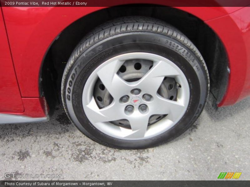 Red Hot Metallic / Ebony 2009 Pontiac Vibe