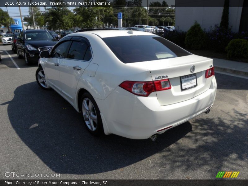 Premium White Pearl / Parchment 2010 Acura TSX Sedan