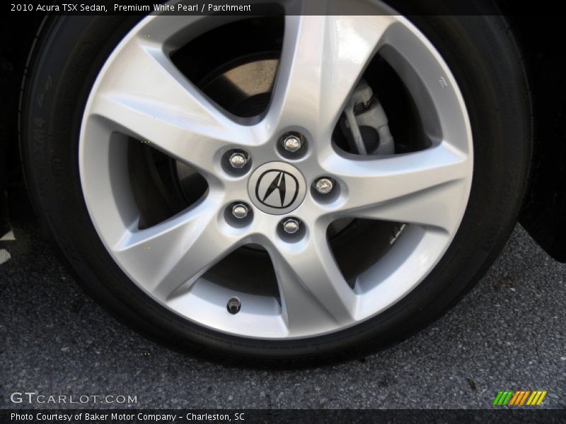 Premium White Pearl / Parchment 2010 Acura TSX Sedan