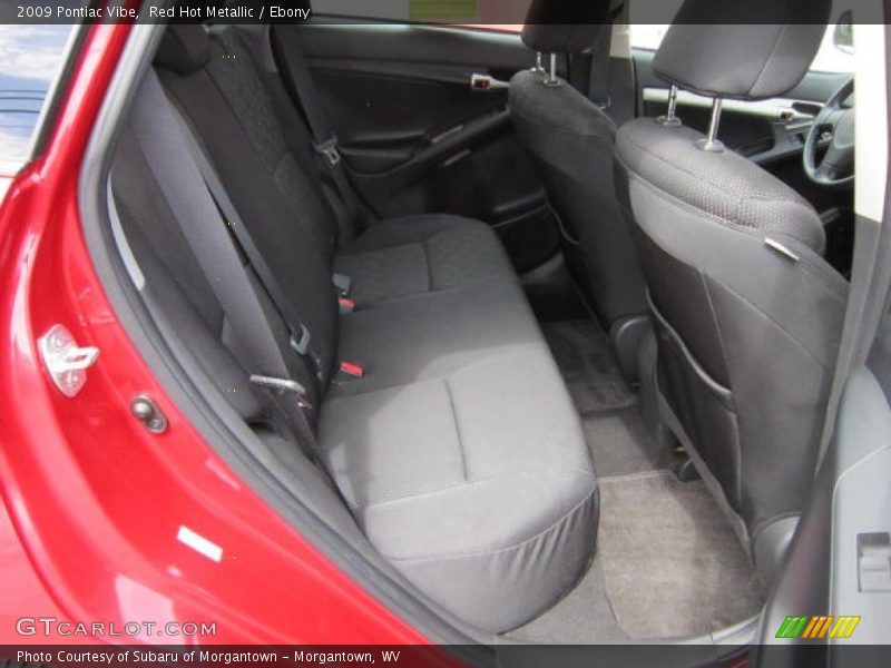 Red Hot Metallic / Ebony 2009 Pontiac Vibe