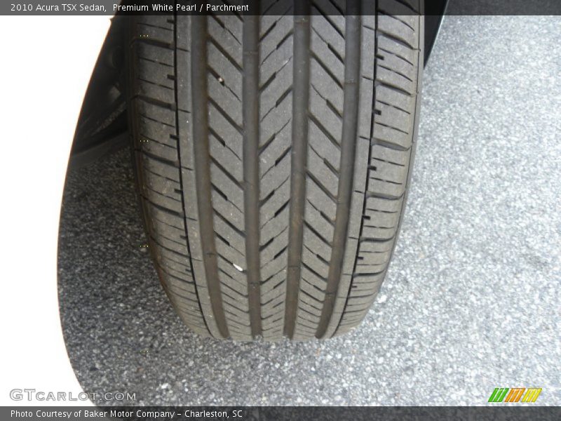 Premium White Pearl / Parchment 2010 Acura TSX Sedan