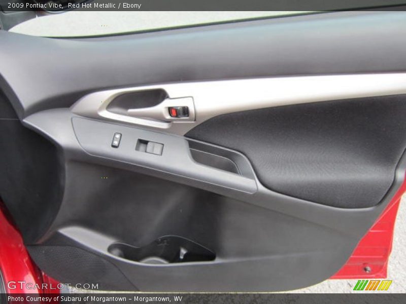Red Hot Metallic / Ebony 2009 Pontiac Vibe