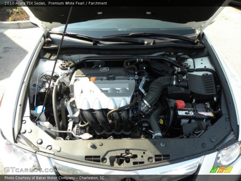 Premium White Pearl / Parchment 2010 Acura TSX Sedan