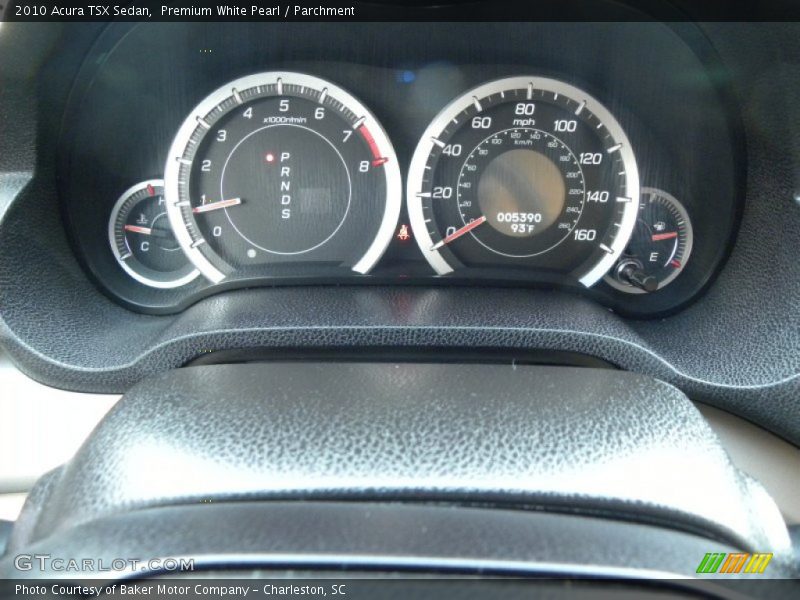Premium White Pearl / Parchment 2010 Acura TSX Sedan