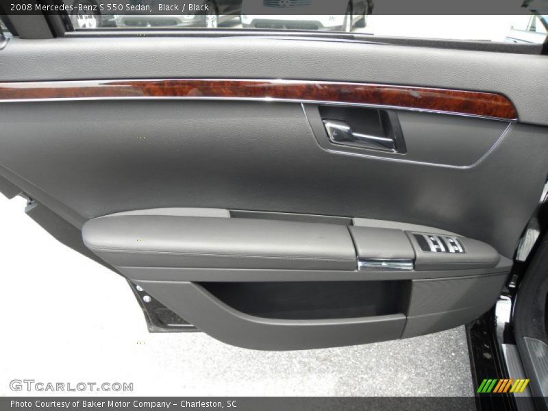 Black / Black 2008 Mercedes-Benz S 550 Sedan