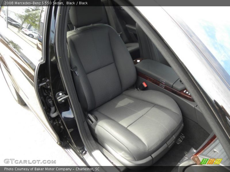 Black / Black 2008 Mercedes-Benz S 550 Sedan