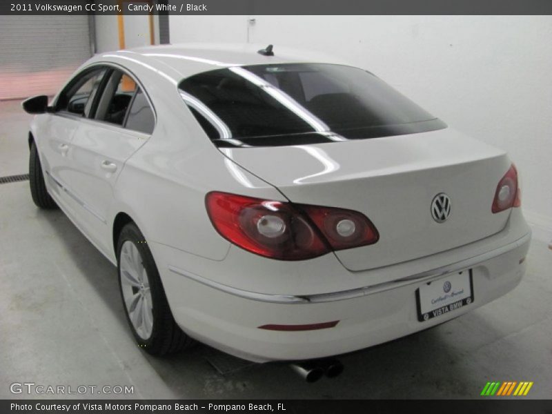 Candy White / Black 2011 Volkswagen CC Sport