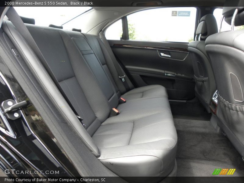 Black / Black 2008 Mercedes-Benz S 550 Sedan