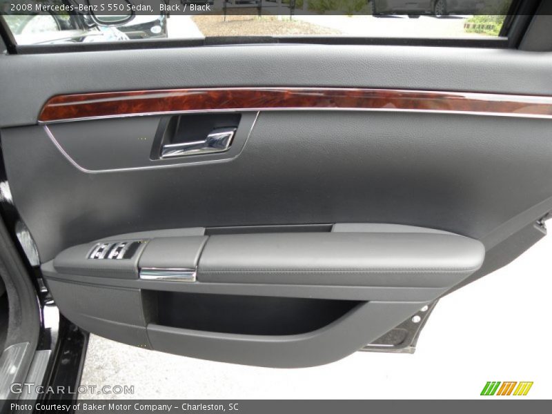 Black / Black 2008 Mercedes-Benz S 550 Sedan