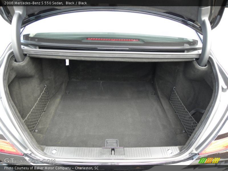 Black / Black 2008 Mercedes-Benz S 550 Sedan