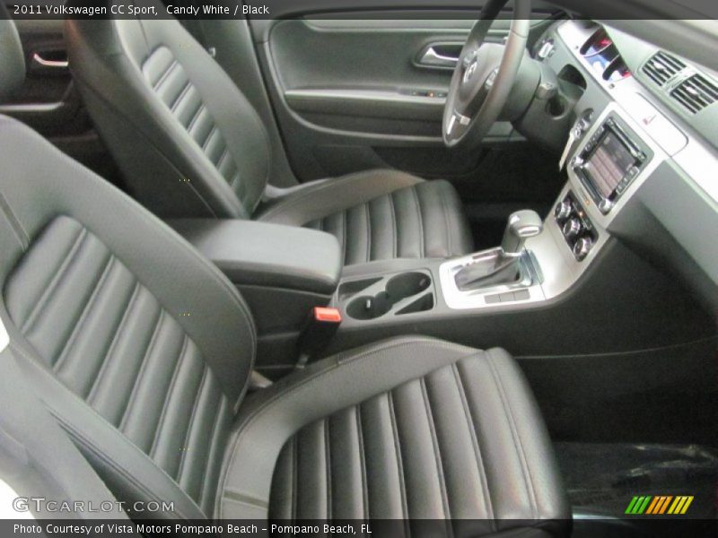 Candy White / Black 2011 Volkswagen CC Sport