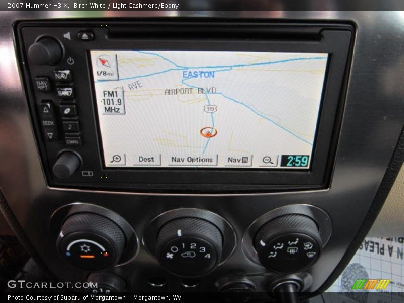 Birch White / Light Cashmere/Ebony 2007 Hummer H3 X