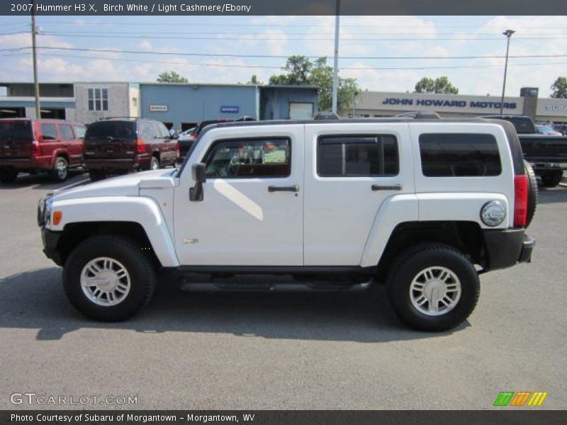 Birch White / Light Cashmere/Ebony 2007 Hummer H3 X