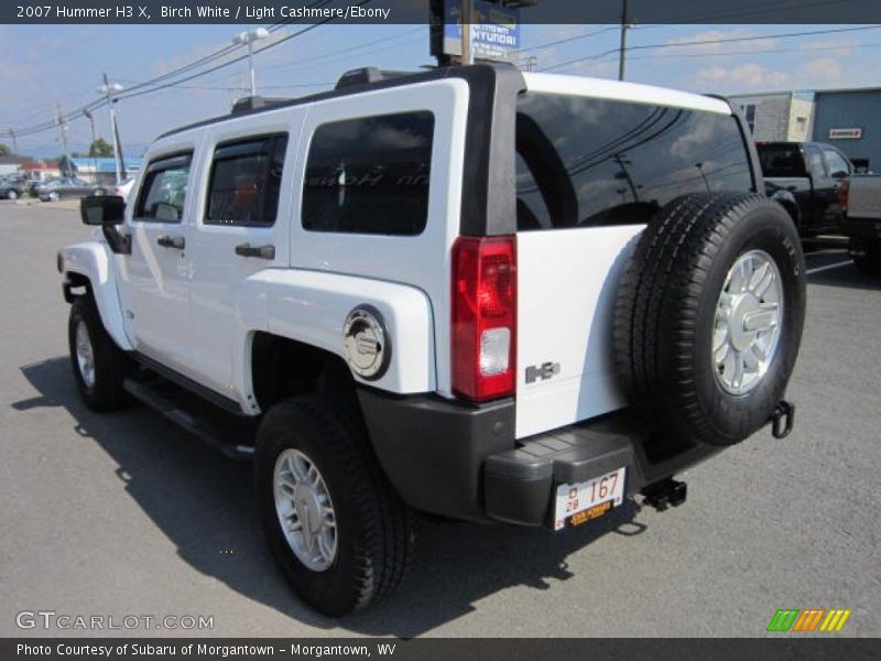 Birch White / Light Cashmere/Ebony 2007 Hummer H3 X