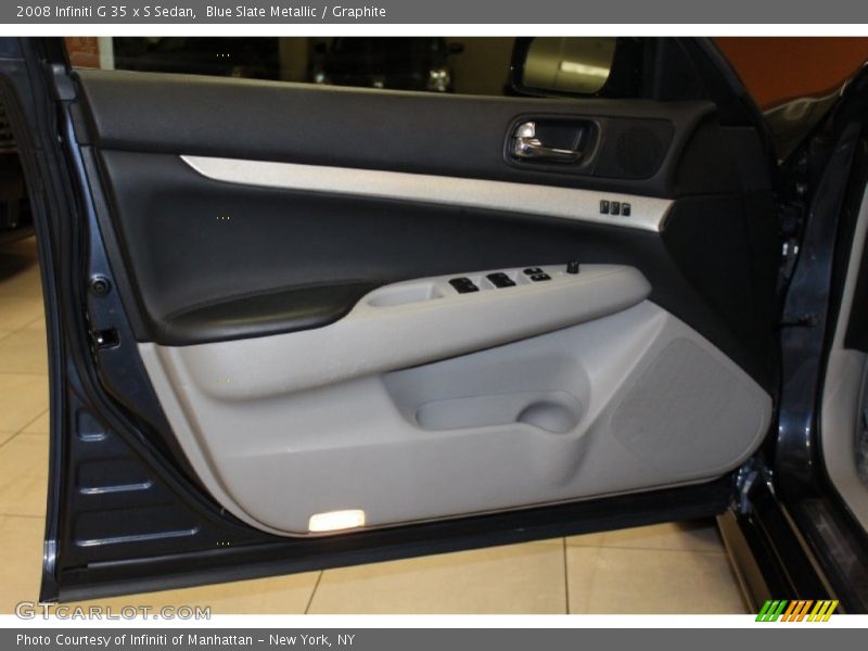 Blue Slate Metallic / Graphite 2008 Infiniti G 35 x S Sedan