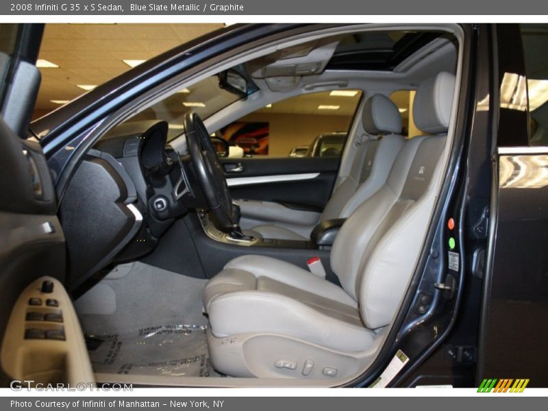  2008 G 35 x S Sedan Graphite Interior