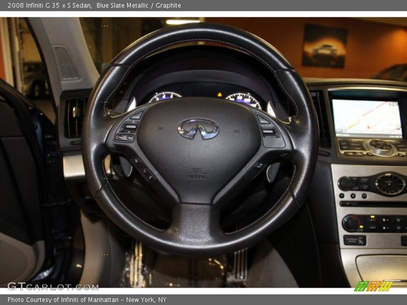 Blue Slate Metallic / Graphite 2008 Infiniti G 35 x S Sedan