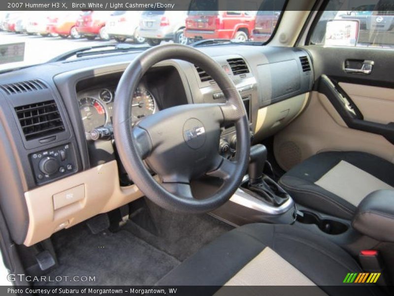 Birch White / Light Cashmere/Ebony 2007 Hummer H3 X
