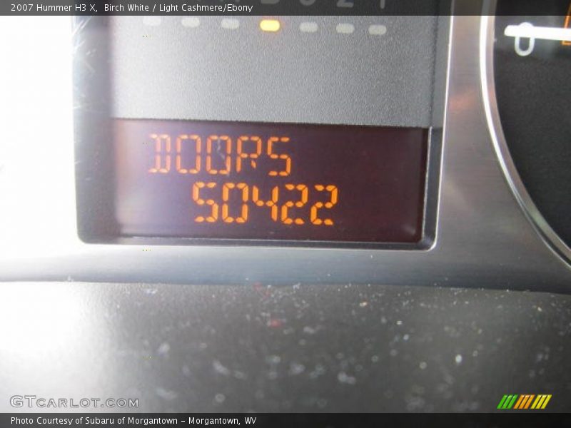 Birch White / Light Cashmere/Ebony 2007 Hummer H3 X